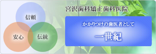 かかりつけの歯医者として一世紀